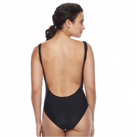 Adidas Core Solid Logo One-Piece Swimsuit - Picture 2 of 2